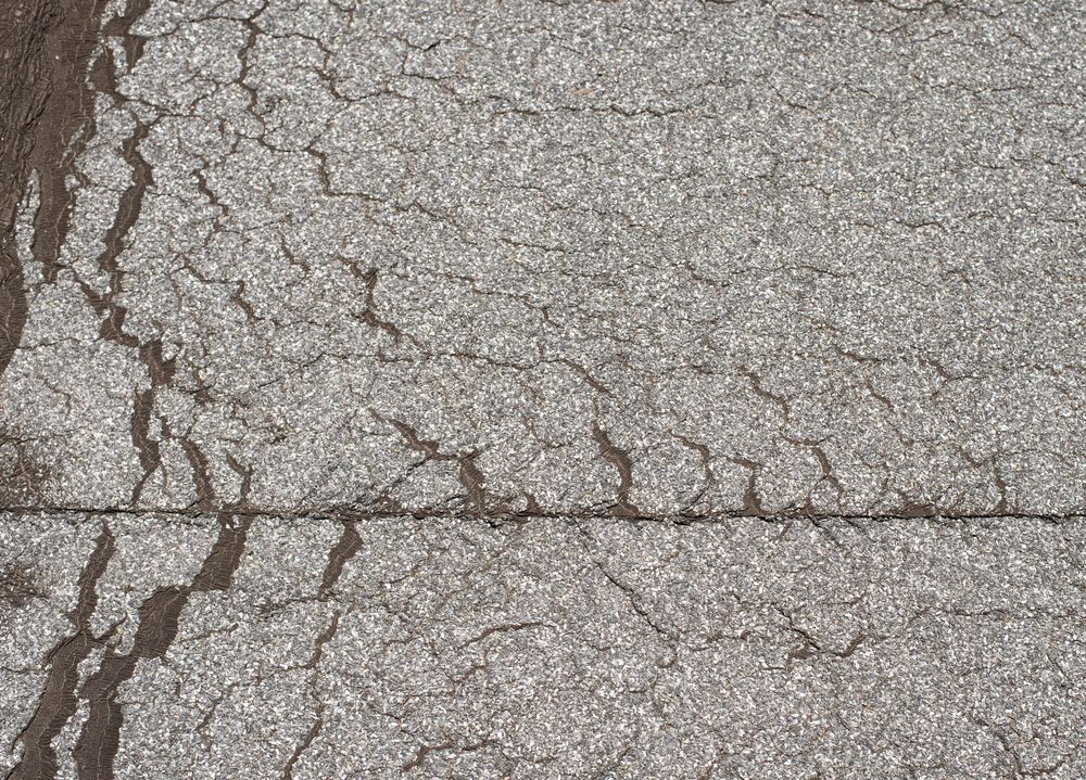 Daklekkage door scheuren in plat dak Landsmeer Losliggend dakleer op plat dak in Landsmeer